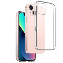 Carica l'immagine nel visualizzatore di Gallery, REY Cover in Gel TPU Trasparente per iPhone 13 Mini (5,4"), Ultra Sottile 0,33 mm, Morbido Flessibile, Custodia Silicone