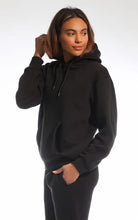 Carica l'immagine nel visualizzatore di Gallery, Light &amp; Shade LSLSWT005 Top in Felpa con Cappuccio Super Soft Touch Loungewear da Donna, Nero, S