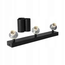 Carica l'immagine nel visualizzatore di Gallery, EDO Lampada Faretti da Soffitto Orientabili MALGA GU10 Nero, Faretti 3 Luce, Faretto da Parete Interno per Barra, Lampad