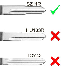 Carica l'immagine nel visualizzatore di Gallery, OcioDual Guscio per Chiave a 2 Pulsanti Compatibile con Suzuki Vitara Swift Ignis SX4 Liana Alto, Custodia Telecomando A