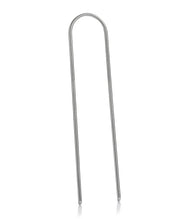 Carica l'immagine nel visualizzatore di Gallery, GardenMate®, picchetti di fissaggio da giardino, in metallo zincato, da 150 mm, a forma di U, ideali per fissare tessuti