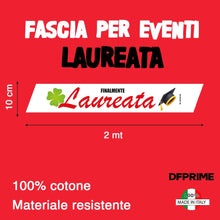 Carica l'immagine nel visualizzatore di Gallery, DFPRIME Fascia Laureata “Finalmente Laureata” - Laurea gadget Donna per Festa - Regalo Laurea Donna Originale - Fascia D