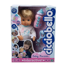Carica l'immagine nel visualizzatore di Gallery, Cicciobello Baby Monitor, Bambola Interattiva con Corpo Morbido da 30 cm, Giochi Bambini 2 anni, Accessori Inclusi e Funzioni Guidate dal Monitor Biberon