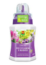 Carica l'immagine nel visualizzatore di Gallery, COMPO Concime per Ciclamini e Bulbose, Ad Alto Tenore di Potassio e Fosforo, 250 ml