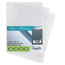 Carica l&#39;immagine nel visualizzatore di Gallery, Favorit Cartellina a L Formato Interno 22x30 cm Finitura Liscia, Confezione da 50 pz.