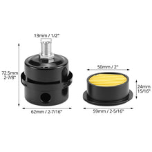 Carica l'immagine nel visualizzatore di Gallery, QWORK® 2 PZ Filtro silenziatore aria compressa, silenziatore del filtro di aspirazione del compressore d'aria del metall