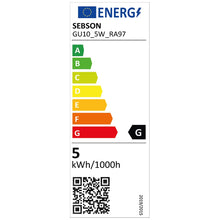 Carica l'immagine nel visualizzatore di Gallery, SEBSON Lampadina LED GU10 5W - Set da 4 - 420lm, Bianca Calda 3000K