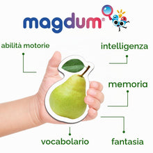 Carica l'immagine nel visualizzatore di Gallery, Magneti da frigorifero per bambini – 25 grandi Frutti e Bacche