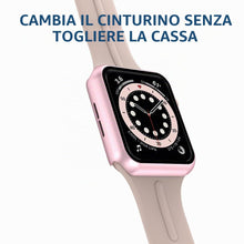 Carica l'immagine nel visualizzatore di Gallery, Simpeak 4 Pezzi Cover Compatibile con Apple Watch SE3/ SE2 /SE/Series 6/5/4 40 mm, Custodia Rigida con Vetro Temperato H