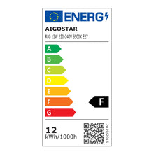 Carica l'immagine nel visualizzatore di Gallery, Aigostar Pacco da 5 Lampadina LED E27 12W, R80 Lampadine Luce Bianca Fredda 6500K 1170Lumen, Angolo a Fascio 170°, Non D