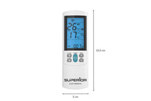 Carica l'immagine nel visualizzatore di Gallery, Superior AirCo PLUS - Telecomando Universale per Climatizzatori - 4000 codici - Ampio Display Retroilluminato - Timer No