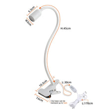 Carica l'immagine nel visualizzatore di Gallery, da LIGHT Lampada da lettura a morsetto, lampada da scrivania a LED, morsetto con 3 temperature di colore, dimmerabile, l