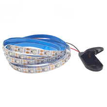 Carica l'immagine nel visualizzatore di Gallery, DC5V alimentato a batteria da pulsante 1M striscia LED blu 3528 60LED flessibile nastro LED per retroilluminazione TV, l