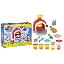 Carica l&#39;immagine nel visualizzatore di Gallery, Play-Doh Kitchen Creations - La Pizzeria, playset con 6 vasetti di Pasta modellabile e 8 Accessori