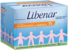Carica l'immagine nel visualizzatore di Gallery, Libenar Soluzione Ipretonica 3% per Aerosol │30 Flaconcini da 4ml