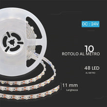 Carica l'immagine nel visualizzatore di Gallery, LED Strip 2835-48L 16W 4000K 24V