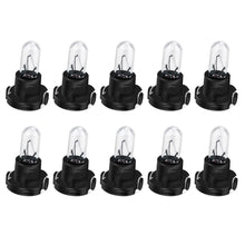 Carica l'immagine nel visualizzatore di Gallery, Ruiandsion Lampadina alogena T4.2, 12 V, quadro strumenti, per cruscotto, luce bianca calda, confezione da 10