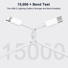 Carica l'immagine nel visualizzatore di Gallery, Caricatore iPhone, Caricatore USB C da 20W con Cavo i Phone da 1M, Caricabatterie per i-Phone 14/13/ 12/11/ X/ 8/7