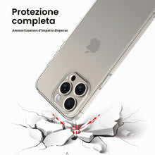 Carica l'immagine nel visualizzatore di Gallery, CAPTOR Cover Trasparente per iPhone 15 Pro Max, Custodia TPU in Silicone Morbida e Sottile, Alta Qualità con Bordo Rialz