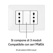 Carica l'immagine nel visualizzatore di Gallery, CILIA Placca Compatibile Con Bticino MATIX, Placche In Plastica di Alta Qualità Supporto 503 Vari 11 Colori Disponibili 