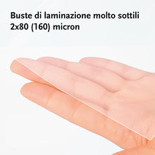 Carica l'immagine nel visualizzatore di Gallery, 100x Plastificatrici Albyco A4 2x80 Mic | Protezione brillante e pro