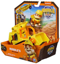 Carica l'immagine nel visualizzatore di Gallery, Rubble &amp; Crew, Veicolo da lavoro di Rubble, Bulldozer giocattolo con parti mobili e personaggio da collezione, giocattoli per bambini dai 3 anni in su