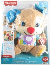Carica l&#39;immagine nel visualizzatore di Gallery, Fisher-Price - Il Cagnolino Smart Stages Ridi &amp; Impara, morbido peluche educativo per imparare le prime paroline, con 75+ canzoni, luci e melodie, 6+ mesi, Versione italiana, FPM51