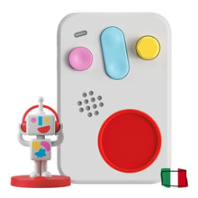 Carica l'immagine nel visualizzatore di Gallery, FABA+ Raccontastorie interattivo per bambini con contenuti audio da 0 a 10 anni, Cassa audio con Personaggio Sonoro Faba•Me, Luce notturna, Routine nanna, Gioco educativo musicale, Versione Italiana