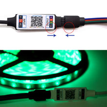 Carica l'immagine nel visualizzatore di Gallery, Mini controller Bluetooth RGB DC 5 V 12 V 24 V musica BT Smart APP controller striscia di controllo per striscia LED RGB