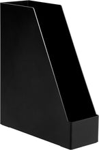 Carica l'immagine nel visualizzatore di Gallery, Amazon Basics Plastic Organizer - Portariviste, confezione da 2, Nero