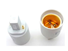 Carica l'immagine nel visualizzatore di Gallery, Set 2 adattatori da G24 a E27 convertitore per Lampadine Led - Kit modifica plafoniere E27