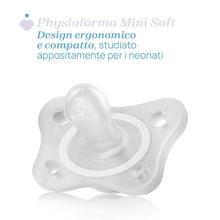 Carica l'immagine nel visualizzatore di Gallery, Chicco PhysioForma Ciuccio in Silicone 0-2 Mesi, 2 Pezzi, Set Gommottini 0-2 Mesi, Supportano la Respirazione Fisiologic