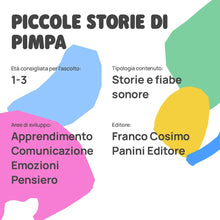 Carica l'immagine nel visualizzatore di Gallery, FABA Personaggio Sonoro - Piccole storie di Pimpa - Storie e fiabe sonore per bambini e bambine 1-3 anni - Ascoltabile con il Raccontastorie e FABA+, gioco educativo versione Italiana