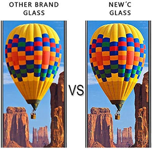 NEW'C 3 Pezzi, Vetro Temperato per Samsung Galaxy A40 (SM-A405F), Pellicola Prottetiva Anti Graffio, Anti-Impronte, Senza Bolle, Durezza 9H, 0,33mm Ultra Trasparente, Ultra Resistente