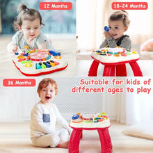 Carica l&#39;immagine nel visualizzatore di Gallery, Giochi Bambini 1 Anno - Tavolo Multiattivita Bambini con Suoni e Luci Giochi Montessori 1 Anno Tavolino Bambini Gioco Bimbo Interattivo 1 Anno Strumenti Musicali Bambini Regalo Bimba Bimbo 1 2 3 Anno