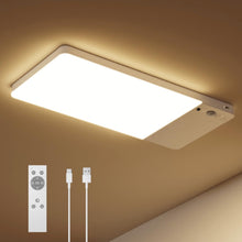 Carica l'immagine nel visualizzatore di Gallery, FULEN Lampada da soffitto ricaricabile con aggiornamento del rilevatore di movimento, luce per armadio con batteria da 1