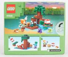 Carica l&#39;immagine nel visualizzatore di Gallery, LEGO Minecraft Avventura nella Palude, Modellino da Costruire con Personaggi di Alex e Zombie nel Bioma, Giochi per Bambini, Idee Regalo Compleanno 21240