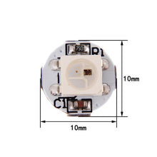 Carica l'immagine nel visualizzatore di Gallery, WS2812B ECO RGB 5050 - 100 fili con dissipatore di calore PCB (10 mm x 3 mm) SMD LED bianco