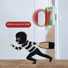 Carica l'immagine nel visualizzatore di Gallery, GuDoQi Allarme Porta Casa Senza Fili, 130 dB Sirena, 2 Telecomandi, Magnetico, per Protezione Garage, Ingresso, Bambini,
