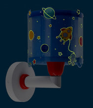 Carica l'immagine nel visualizzatore di Gallery, Dalber lampada applique da parete per bambini Planets pianeti sistema solare blu