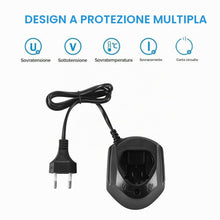Carica l'immagine nel visualizzatore di Gallery, Caricabatterie agli ioni di litio per Bosch Professional 10,8/12 Volt AL1115CV - Caricabatterie per Bosch BAT411, BAT412