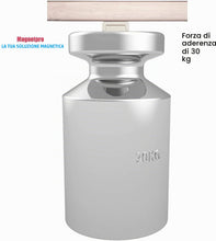 Carica l'immagine nel visualizzatore di Gallery, Magnetpro 8 pezzi Magneti Rettangolari 30 kg Forza 60 x 13,5 x 5 mm