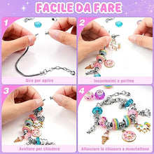 Carica l'immagine nel visualizzatore di Gallery, Tomylv Kit per Braccialetti Bambina, Regalo Bambina Kit Braccialetti Bambina di Creazione di Gioielli Bambina 5-12 Anni Idee Regali per Natale, compleanno, Pasqua, San Valentino