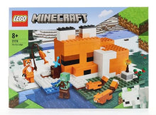 Carica l&#39;immagine nel visualizzatore di Gallery, LEGO Minecraft Il Capanno della Volpe, Mattoncini da Costruzione, Set con Zombie e Animali, Giochi per Bambino e Bambina da 8 Anni, Idee Regalo 21178