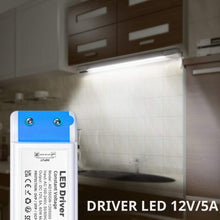 Carica l'immagine nel visualizzatore di Gallery, Trasformatore LED 60W LED Driver 5A Trasformatori 12V Alimentatore Convertitore per Bassa Tensione Striscia Lampadina MR