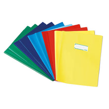 Carica l&#39;immagine nel visualizzatore di Gallery, Favorit Colibrì Copriquaderni Coprenti Formato Set da 10 Pezzi Formato A4, 2 Pezzi x Rosso + Blu + Giallo + Azzurro + Verde Scuro Prodotto Bio