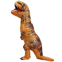 Carica l'immagine nel visualizzatore di Gallery, JASHKE Costume Dinosauro Gonfiabile Tuta T-rex Gonfiabile Costumi Trex Gonfiabili Travestimento Dnosauro per Adulti
