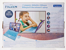 Carica l&#39;immagine nel visualizzatore di Gallery, Lexibook Disney Frozen 2 Computer Portatile Educativo Bilingue Italiano/Inglese 124 attività Matematica Logica Musica Orologio JC598FZi5 3+anni