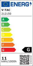Carica l'immagine nel visualizzatore di Gallery, V-TAC Striscia Led da Esterno IP65 Impermeabile 11W - 5 Metri di Lunghezza - SMD 5050 Alta Luminosità - Strisce Led - Strip Adesiva e Copertura in Silicone - 12 Volt - Luce 4000K Bianco Naturale