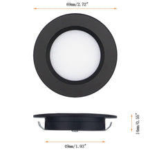 Carica l'immagine nel visualizzatore di Gallery, 12V Campervan Incastrato LED 3W Montare Luci A Soffitto Lumini Macchie Bianche Calde 3000K Dimmabili per T4 T5 Caravan B